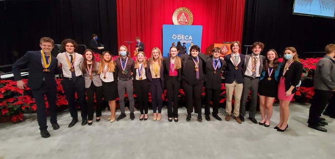 Of the 24 Cheboygan students who participated in the DECA marketing competition at Saginaw Valley State University this past month, 14 of them qualified to move on to the state competition in March.