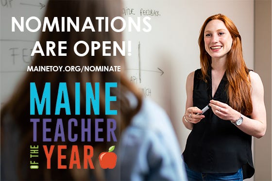 Nominations are now open for the 2022 County Teachers of the Year and 2023 Teacher of the Year. Members of the public are encouraged to nominate educators who demonstrate a commitment to excellence and who inspire the achievement of all students.