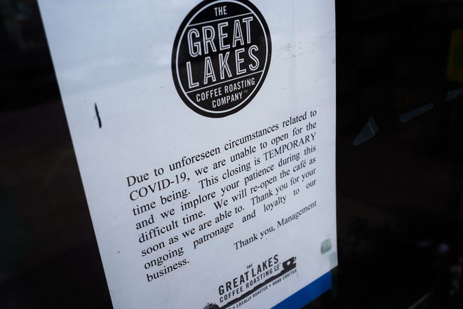 Great Lakes Coffee Roasting Company en Woodward Avenue en Detroit el lunes 10 de enero de 2022 está temporalmente cerrada debido a circunstancias imprevistas relacionadas con COVID-19. 