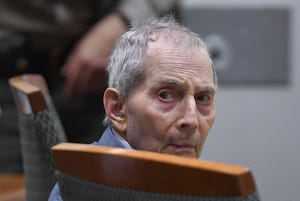 Robert Durst muncul di pengadilan pada hari kedua pembukaan pernyataan dalam persidangan pembunuhannya pada 5 Maret 2020 di Los Angeles.