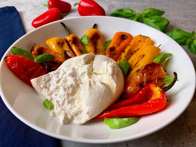 Fresh mozzarella is sold in several different sizes, which is a great thing, because the difference in texture and taste is stunning.