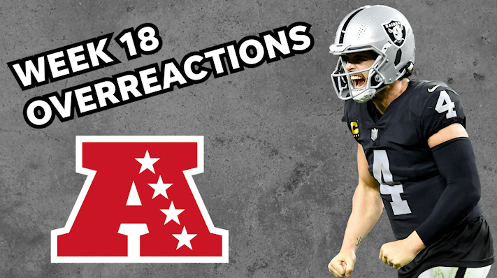 AFC Week 18 overreactions: Raiders win 'Game of Year' to knock L.A. out, let Steelers in