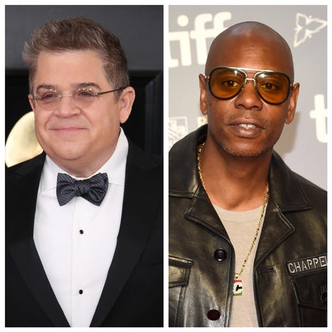 Patton Oswalt (left) faced backlash after he share