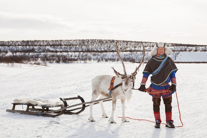 Up Norway's tour lets guests attempt to lasso a reindeer.