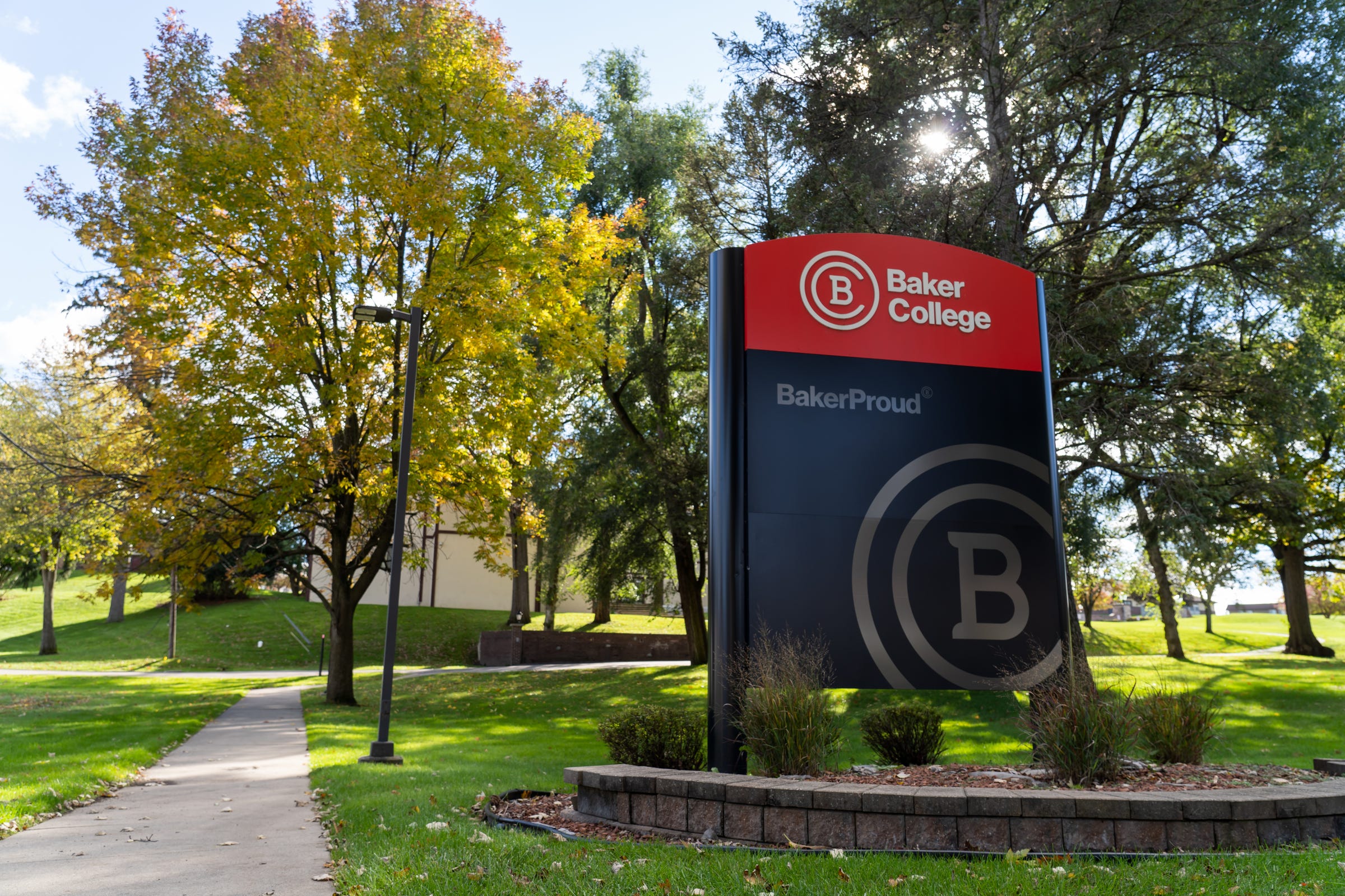 The Baker College campus in Owosso in October.