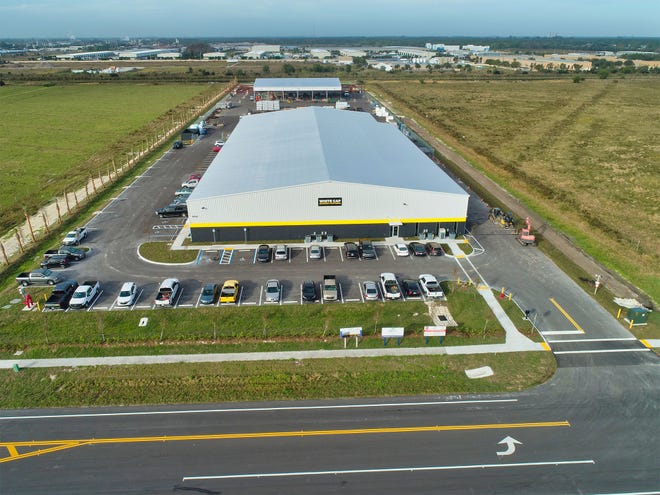 White Cap Construction Supply’s 32,990-square-foot warehouse and 18,000-square-foot steel fabrication building at 16542 Oriole Road – off Alico Road – in Fort Myers.