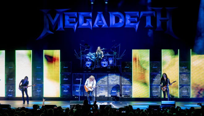 Megadeth has a date with Lamb of God on April 22 at the Resch Center. The two bands were originally scheduled to play the arena on Halloween night in 2020, but the date was first postponed by COVID-19 and then later canceled.