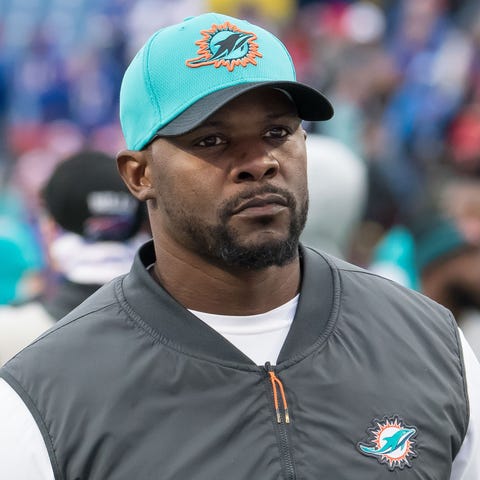 Brian Flores went 24-25 in three seasons as Dolphi