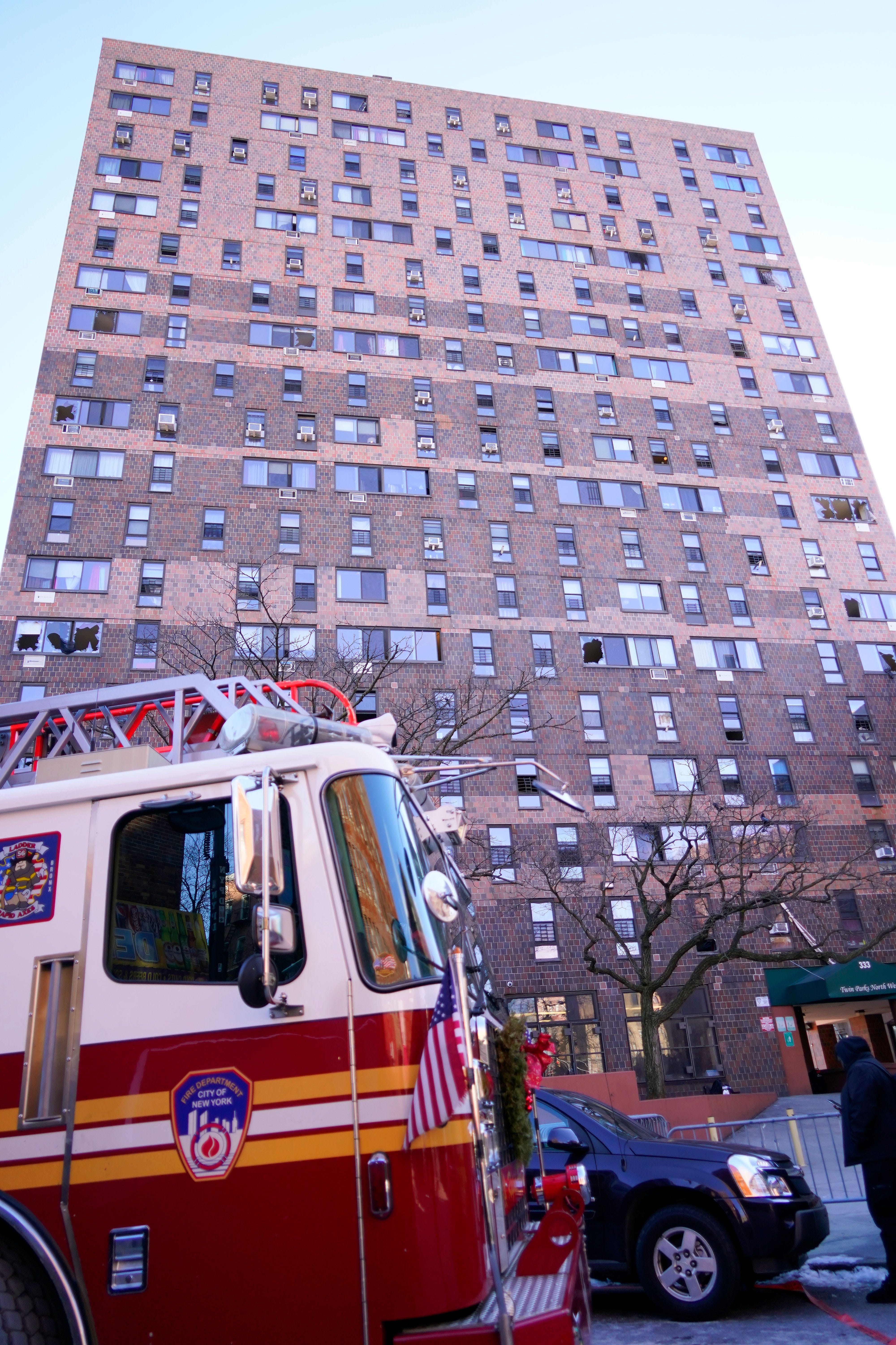 Bronx apartment fire New York inspectors flagged selfclosing doors