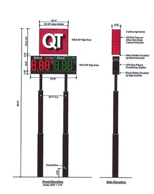 Sherman Planning and Zoning Commissioners denied a request for a pole sign for a proposed QuikTrip location for lack of action Tuesday night.