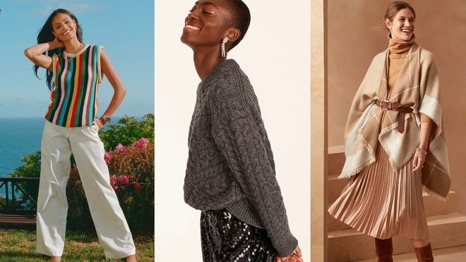 Pleats, knits, pearls and vests are trending in 2022 fashion and style.