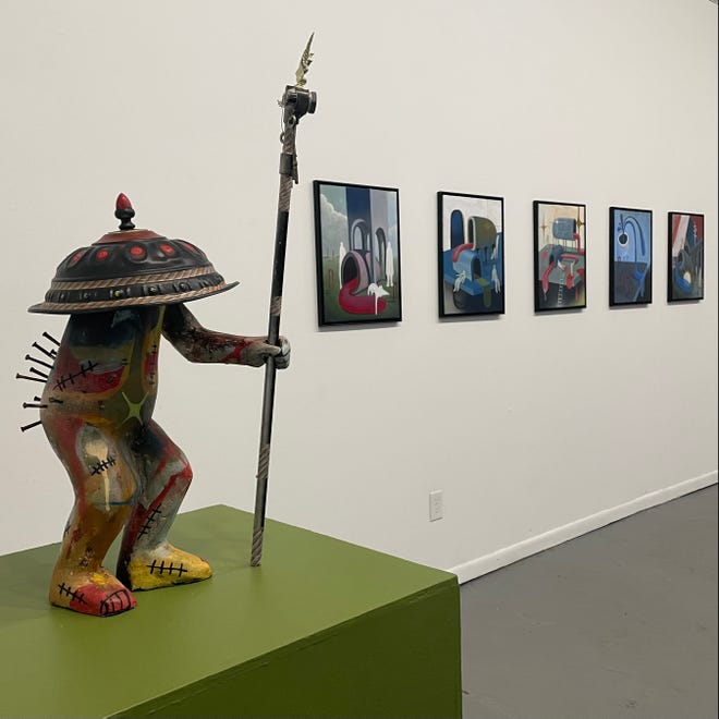 Works on display in 