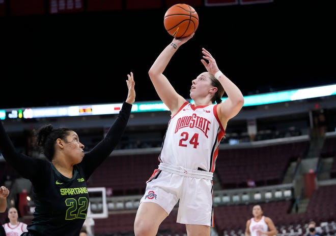 Ohio State guard Taylor Mikesell averaged 18.6 points per game last season and was a first-team All-Big Ten selection.