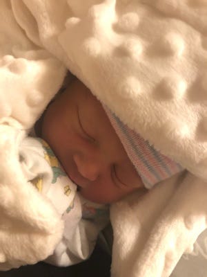 Kaius Ace Sanchez was officially the first baby born in a Las Cruces area hospital early Jan. 1, 2022.
