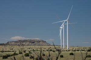 Salt River Project still gets power from the Dry Lake Wind Power Project, which was the first wind farm built in Arizona.