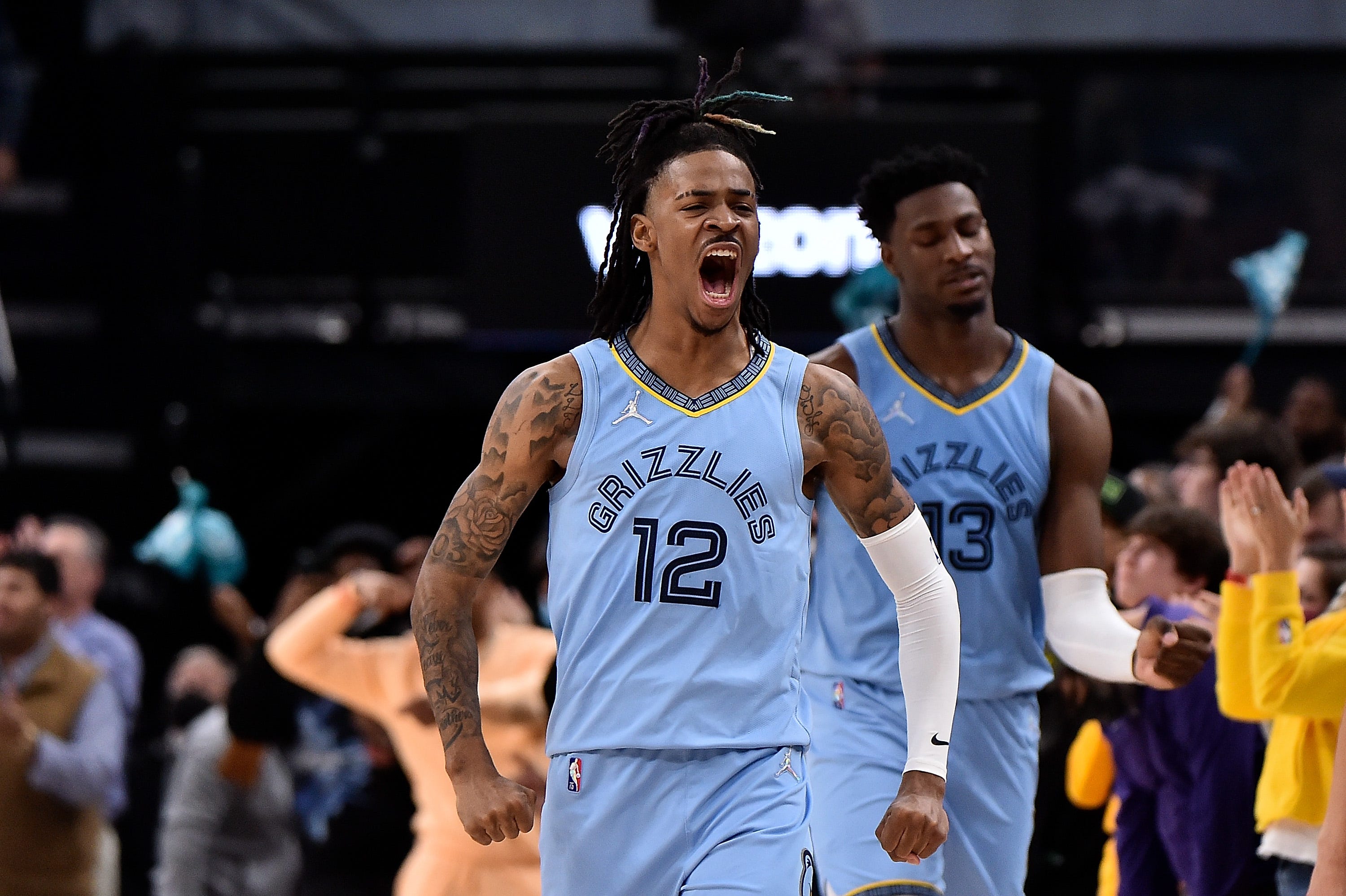 Grizzlies star Ja Morant doubtful for rest of NBA playoffs with bone bruise in knee thumbnail