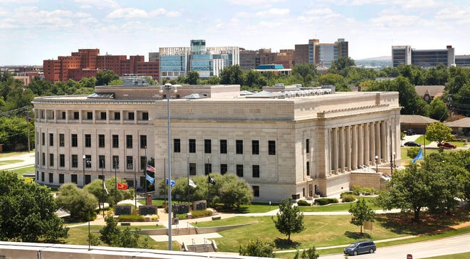 The Oklahoma Judicial Center, headquarters of the Oklahoma Supreme Court.