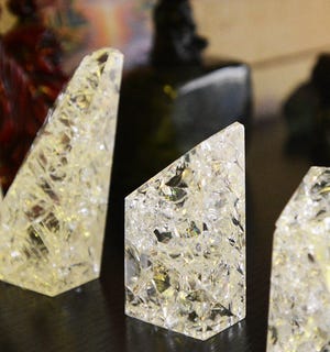 Crystals for sale at the Path 2 Wellness store that is opening soon in the Yantic River Plaza in Norwich.