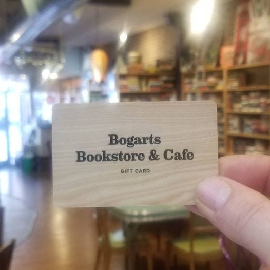 Head over to Bogart's Bookstore & Cafe for books, coffee and food.