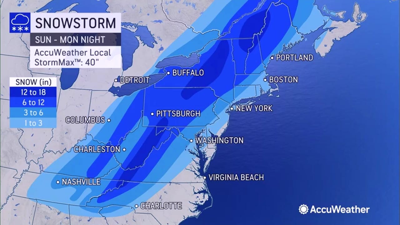 Eastern US on alert for biggest winter storm of the season