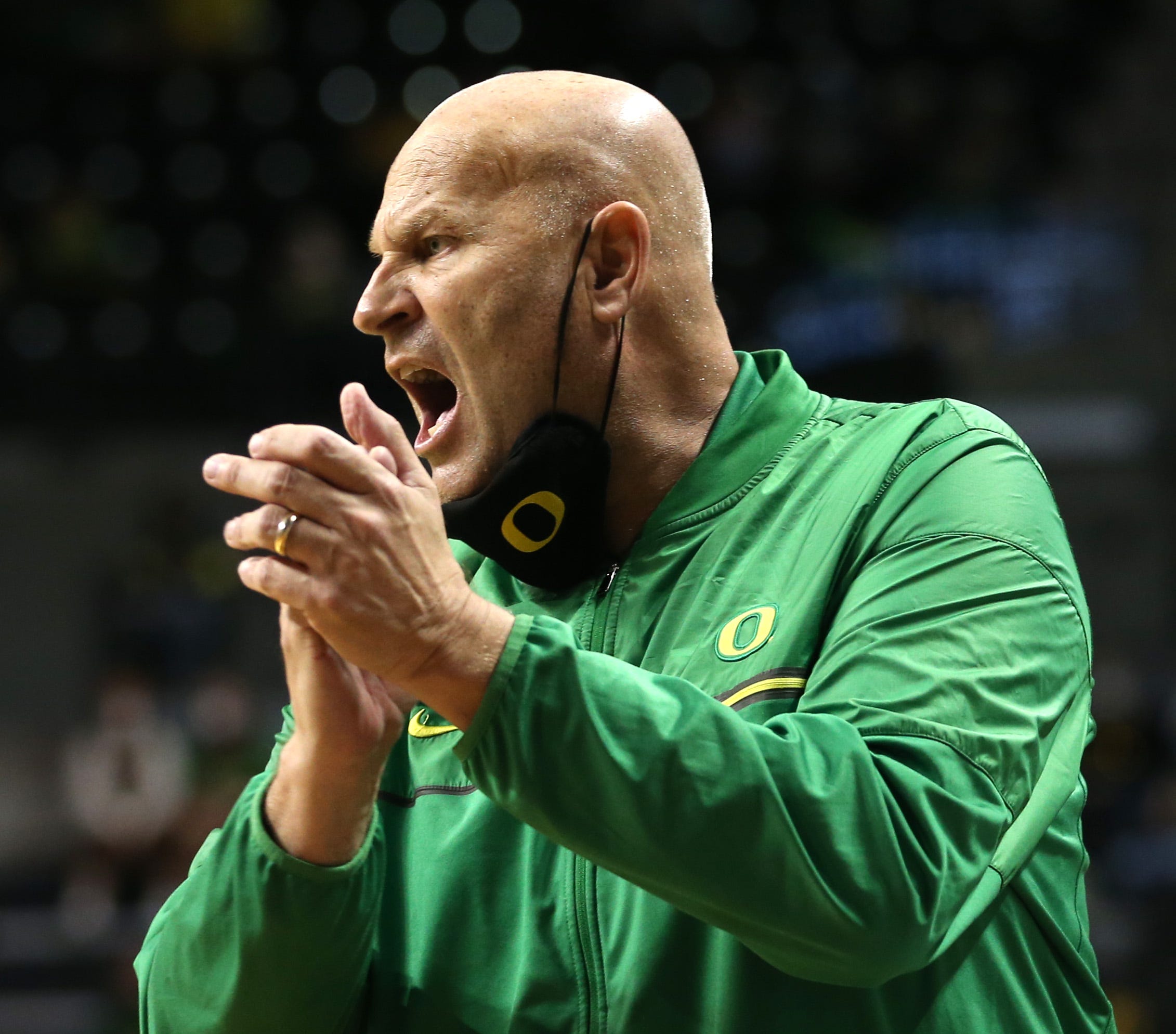 Watch: Oregon coach Kelly Graves after the Ducks 72-59 victory against No. 9 UConn