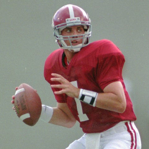 Alabama quarterback Jay Barker during a 1994 game 
