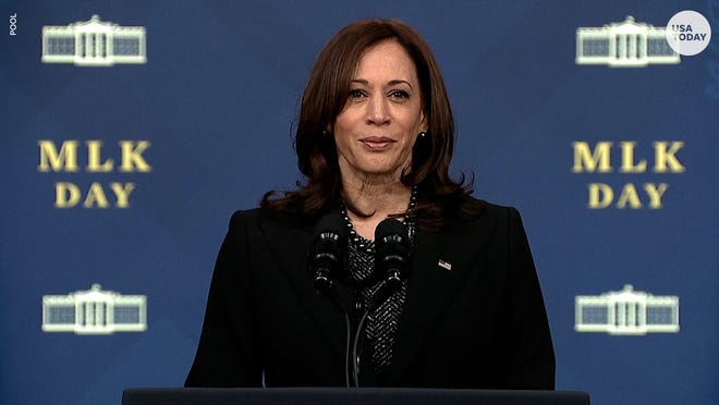 Vice President Harris talks Martin Luther King Jr., voting rights