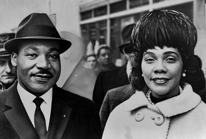 Martin and Coretta Scott first met in Boston in the early 1950s, when King was pursuing a doctoral degree at Boston University and Scott was a student at the New England Conservatory of Music.