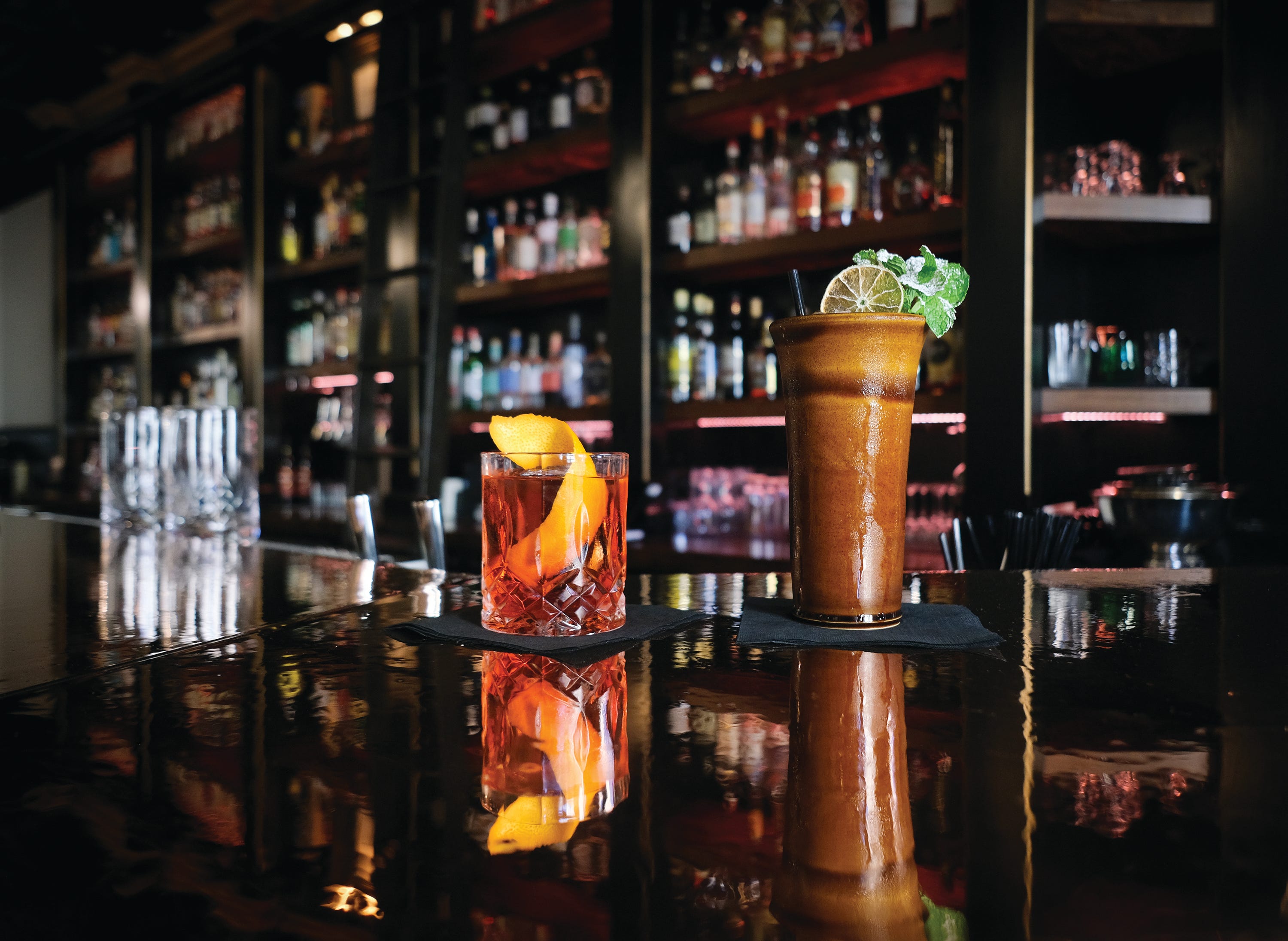 Swordfish Cocktail Club in Greenville inspired by era of the speakeasy