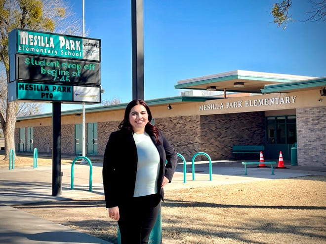 Naomi Chavez Lopez, community schools manager for Las Cruces Public Schools, recently announced Mesilla Park Elementary had been named the district’s newest community school.