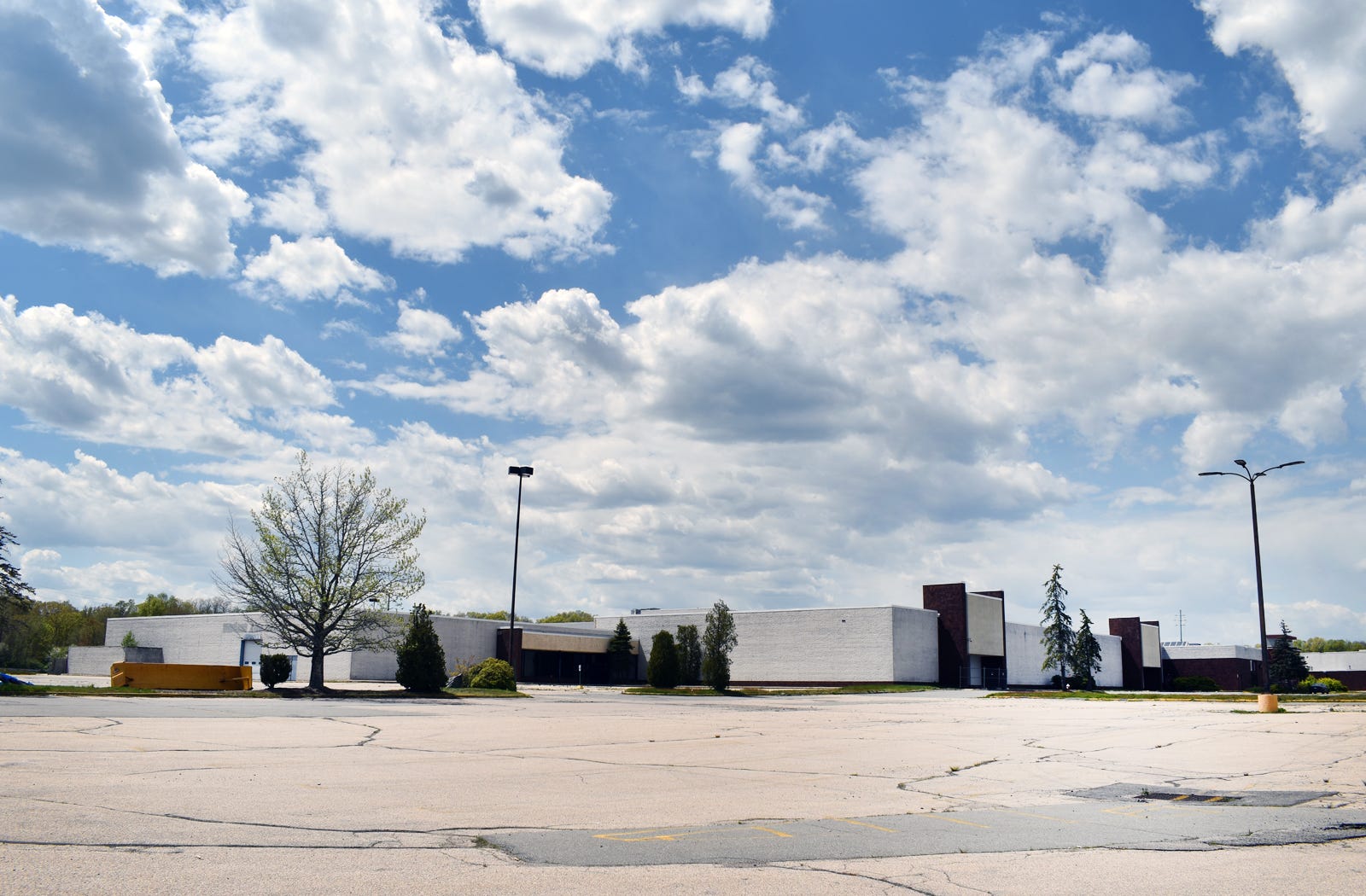 Former Swansea Mall ring road being repaved as redevelopment continues