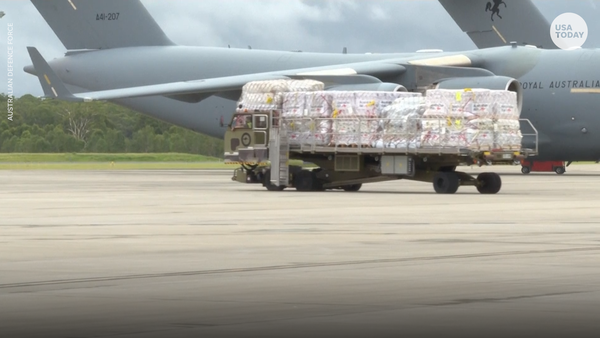 First aid flights arrive in Tonga with supplies