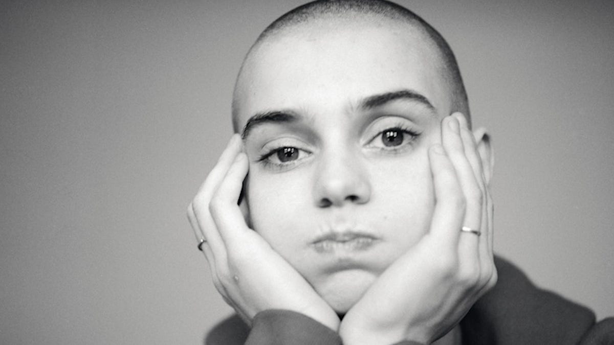 Sinéad O'Connor photographed in 1988, as seen in Nothing Compares, directed by Kathryn Ferguson.