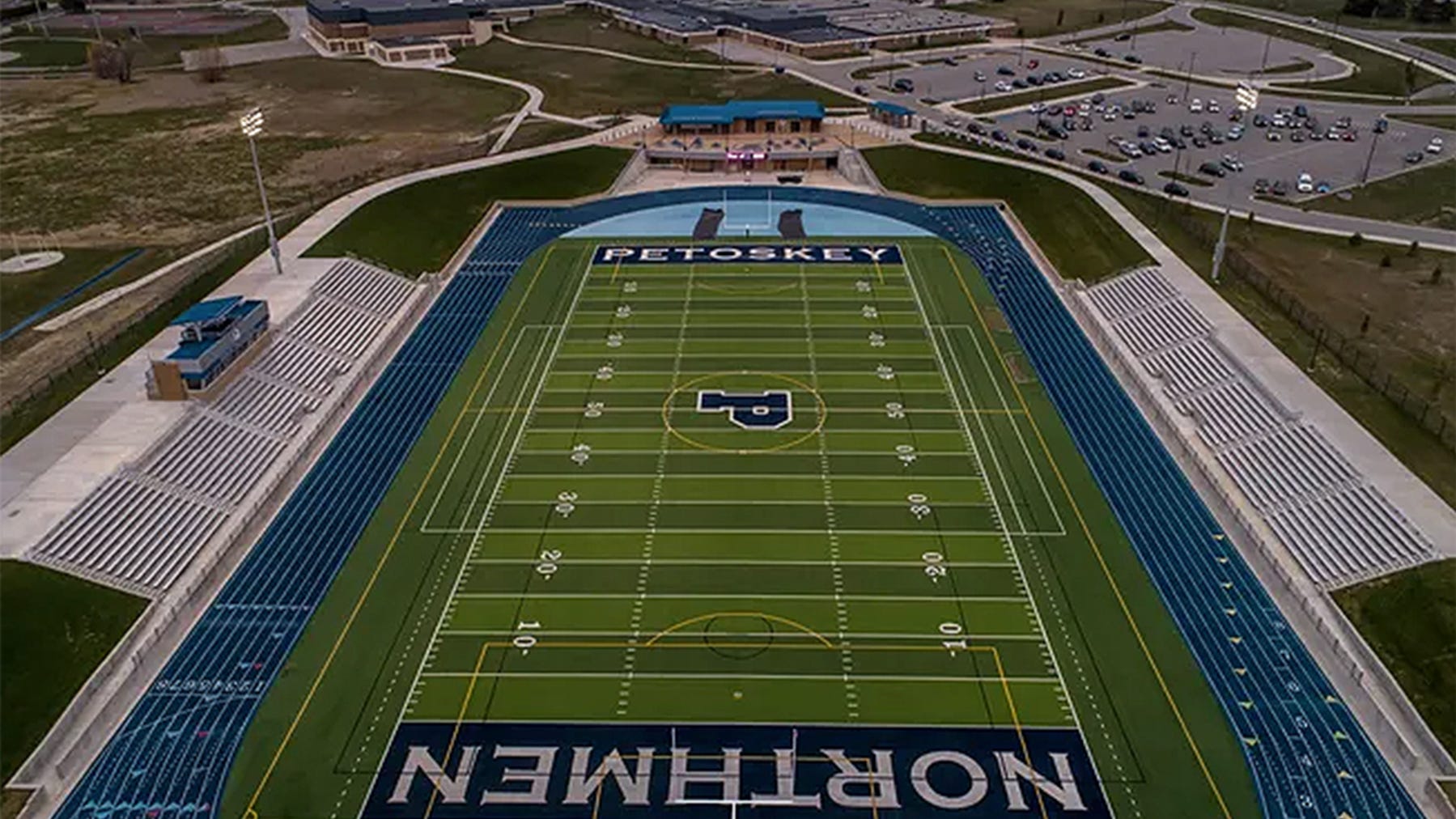 Petoskey High School getting a new weight room, front entrance