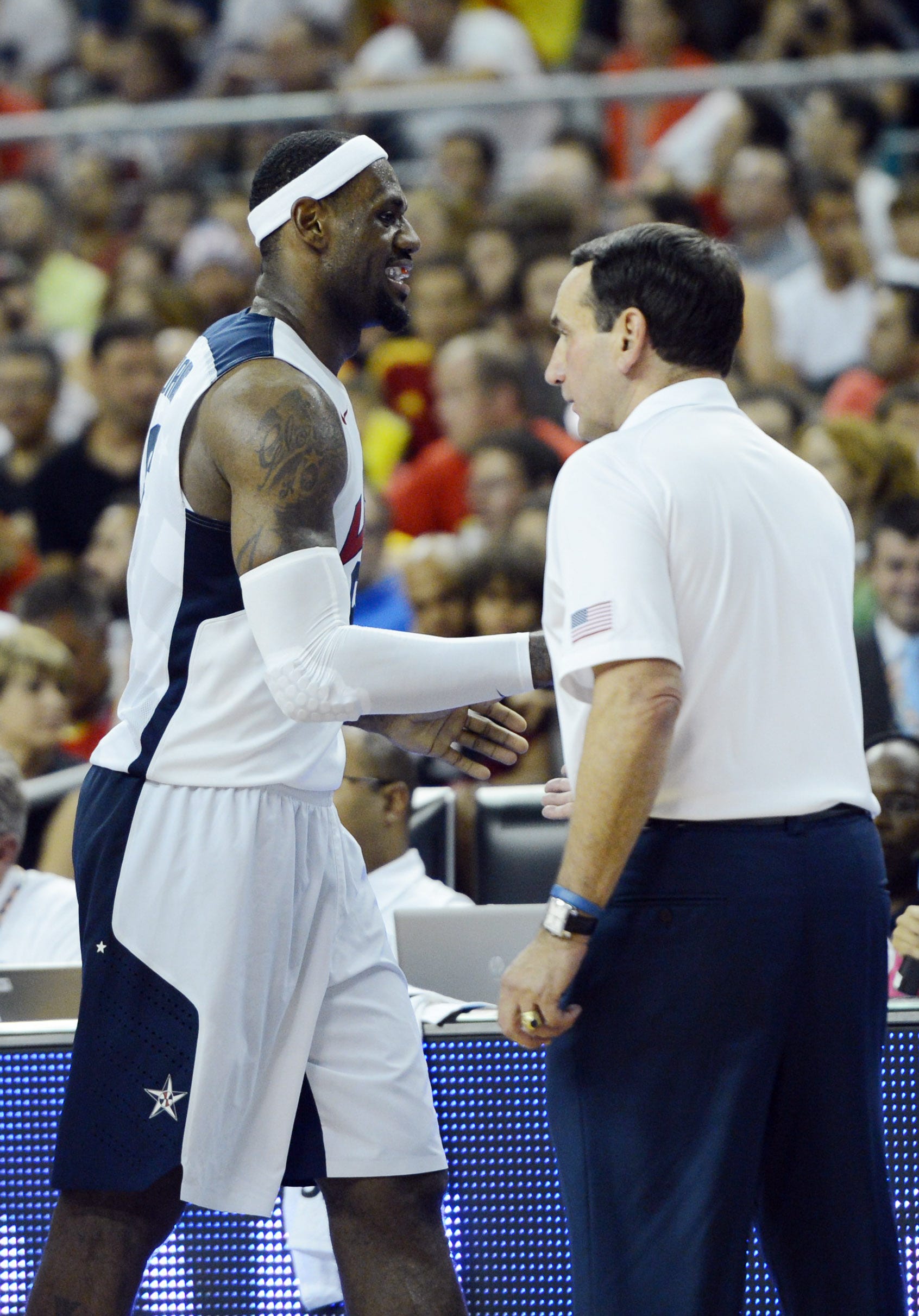 Lebron James among former players to salute Coach K�s last