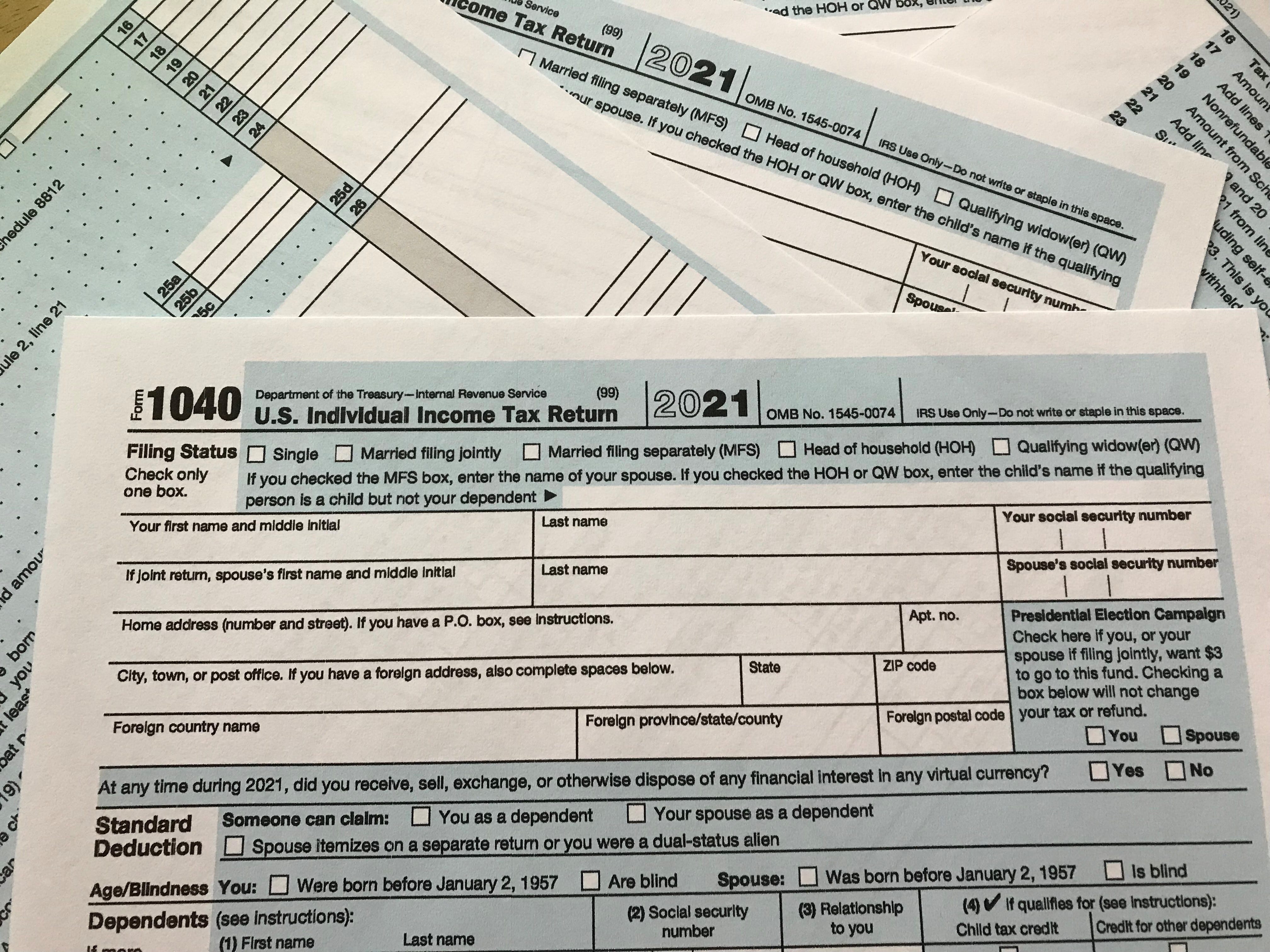 If your 2021 tax return has no issues, the IRS said most people can expect to receive a refund within 21 days of when they file electronically if they choose direct deposit.  The average tax refund last year was more than $2,800.