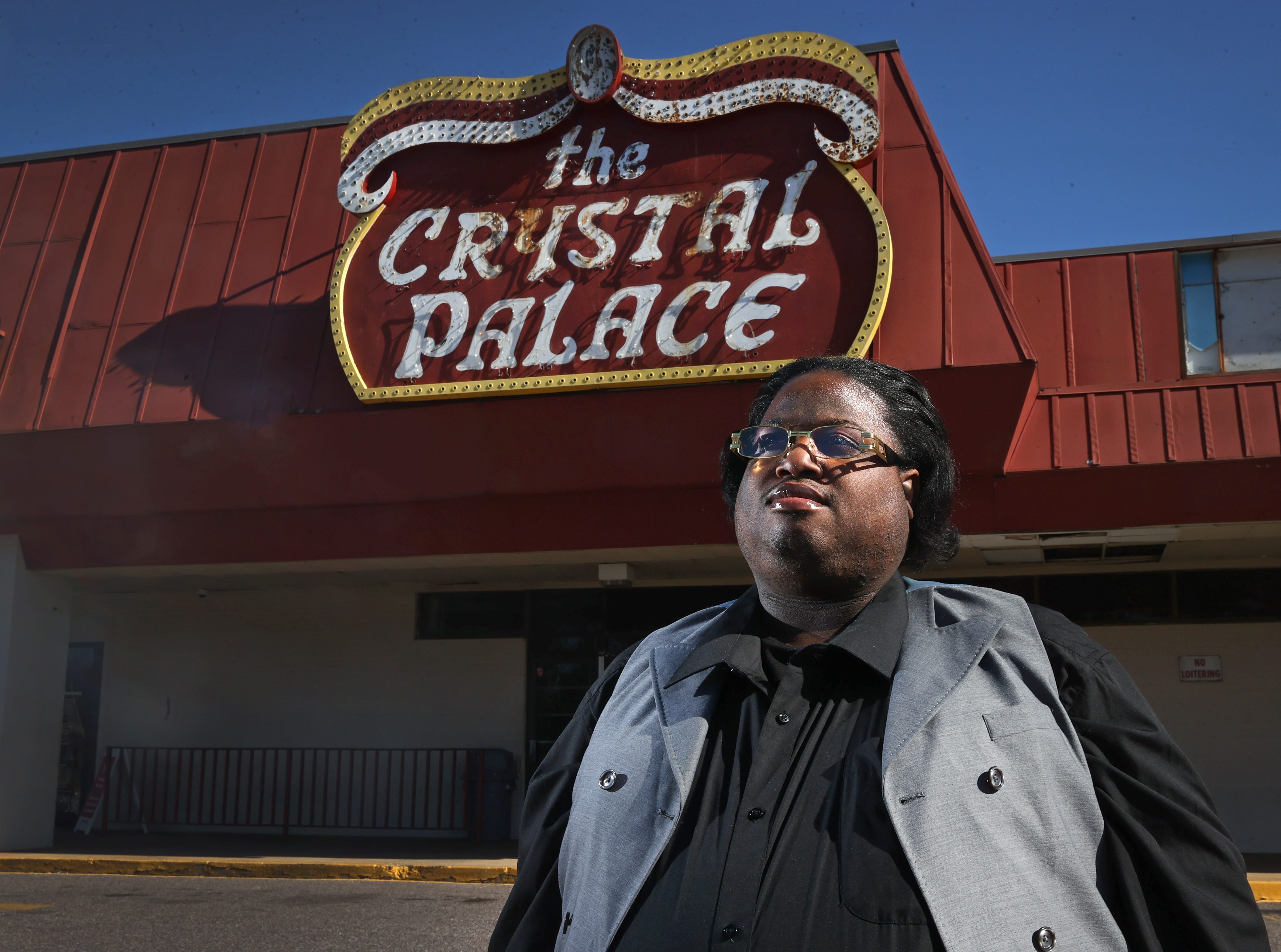 Kenny Lee, stands outside of the Crystal Palace Skating Rink.