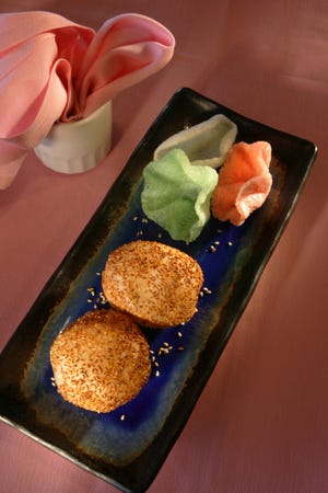 Sweet sesame balls are among the dim sum options at Silver Crystal, West Warwick's restaurant.