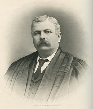 Jeter Conley Pritchard is pictured here when he was a judge in the Federal Circuit Court of Appeals for the 4th District. He died in 1921 at age 64.