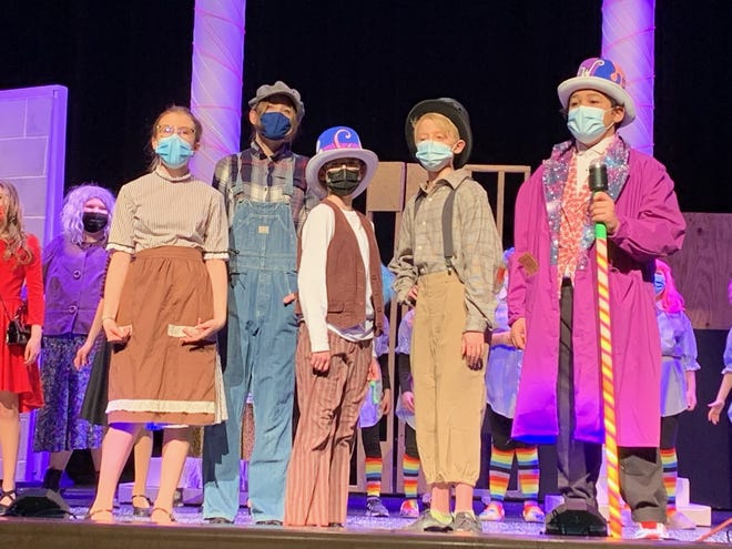 Harbor Springs students rehearse their upcoming production of "Willy Wonka Jr."