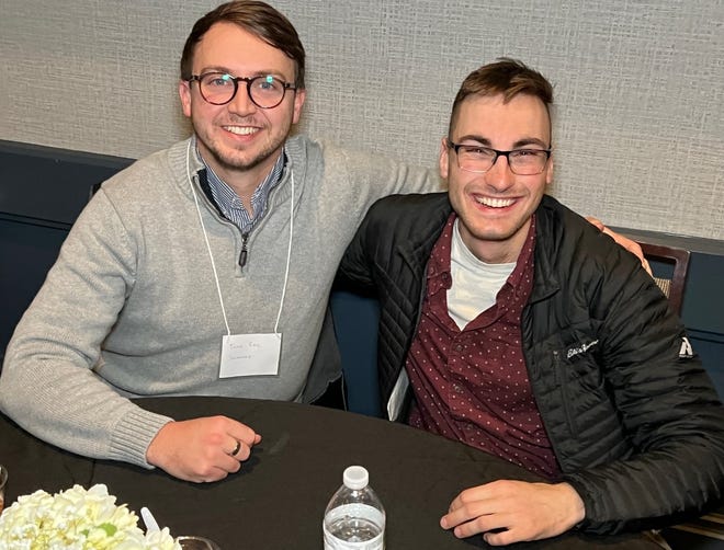 Tyler Edic and Colin Brady.