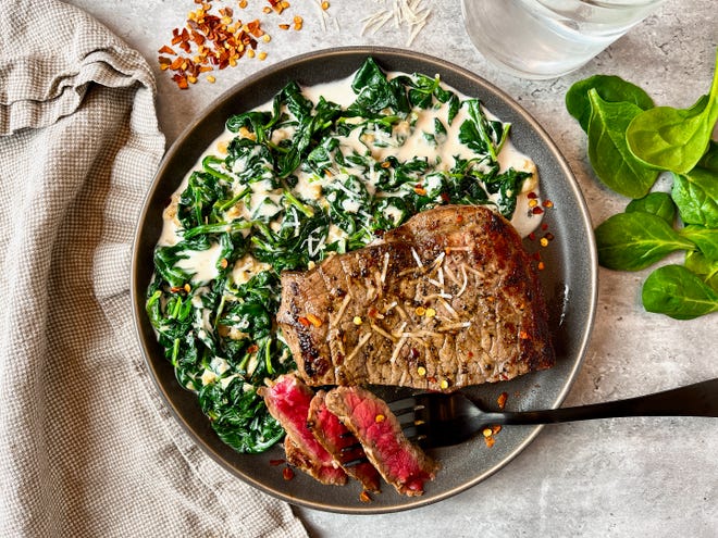 Steak Florentine is a hearty low carb main that's packed with flavor.