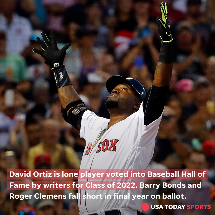David Ortiz needed just one swing to power his way into baseball's Hall of Fame.