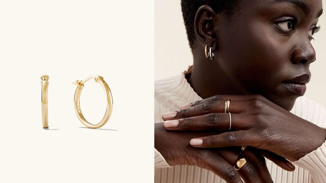 Midi Hoop Earrings