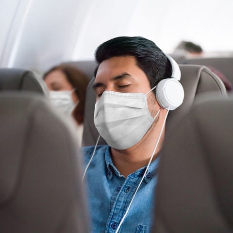 A comfortable, breathable mask and noise-canceling