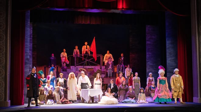 "Les Miserables (School Edition)" at the Croswell Opera House features a cast of nearly 40 drawn from 10 high schools across southeast Michigan and northwest Ohio.