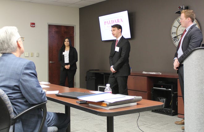 College students learn skills in the Love’s Entrepreneur’s Cup competition that carry over into careers as entrepreneurs. This photo was taken in 2019, which was the last time there was in-person oral competition. At least one of these students is moving forward with their concept and is an i2E client.