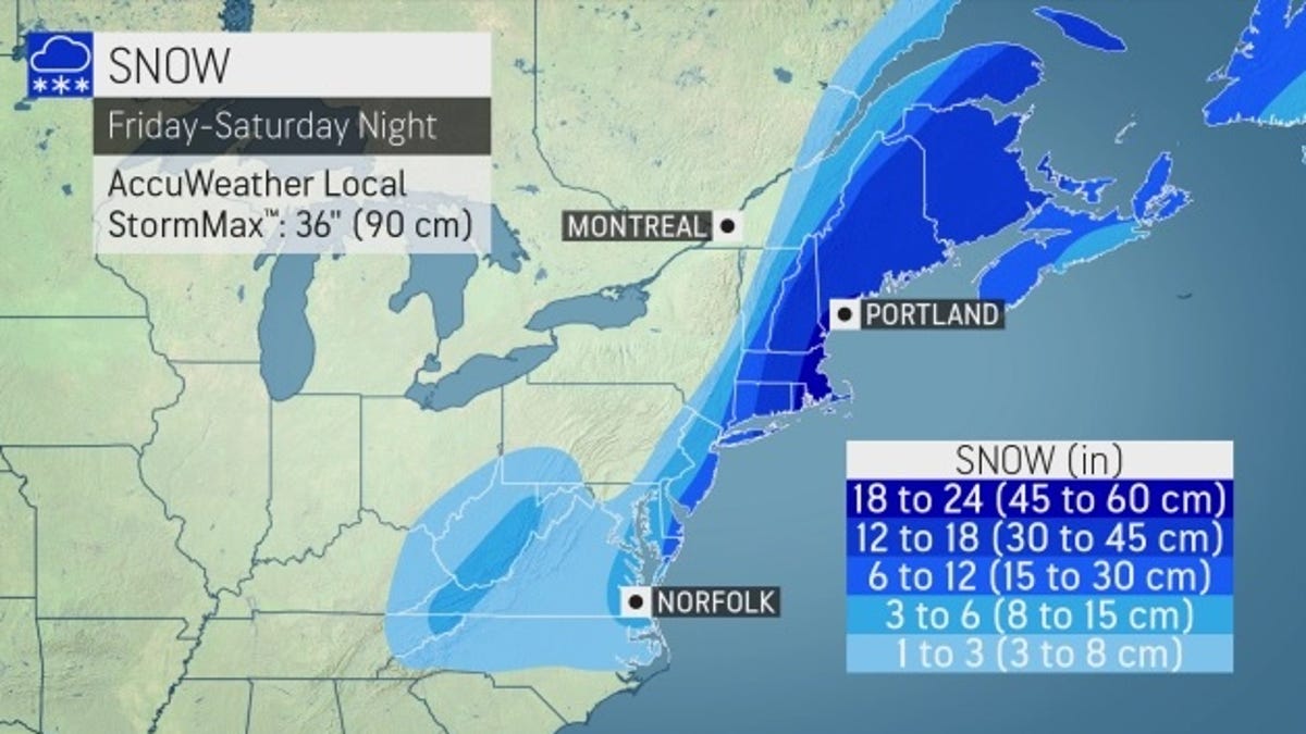 Snow is expected to blanket the Hudson Valley on Friday and Saturday.