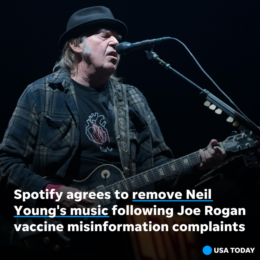 Neil Young's request has been granted.