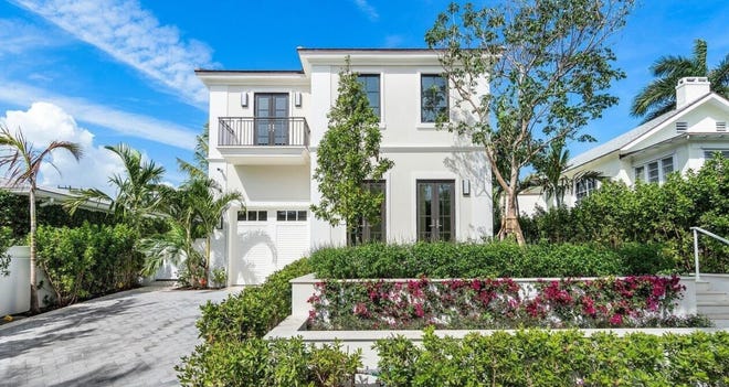 In Midtown Palm Beach, a newer house at 307 Chilean Ave. has sold for a recorded $12 million, nearly double what it fetched in December 2020.